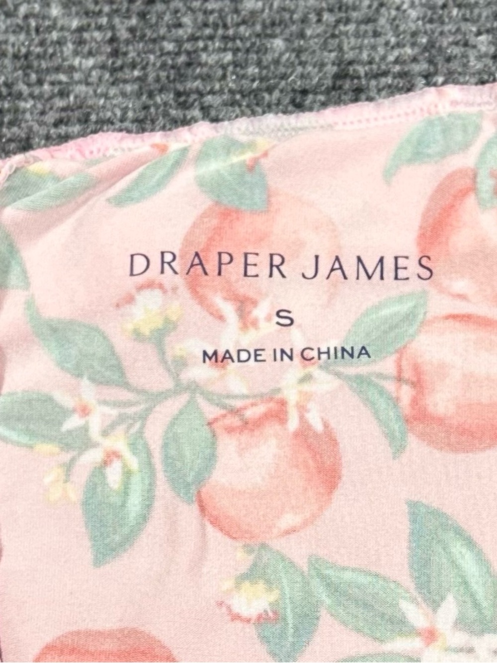 Draper James Peony Apple Blossom Print Pajama Set Women’s Size Small sleepwear - Picture 16 of 16